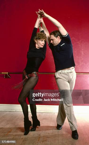 Jazz and modern dance masters Gwen Verdon and Ben Stevenson photographed in February 1978.