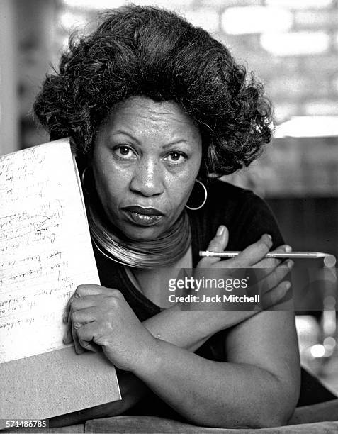 Pulitzer Prize-winning author Toni Morrison photographed in New York City in 1979. .