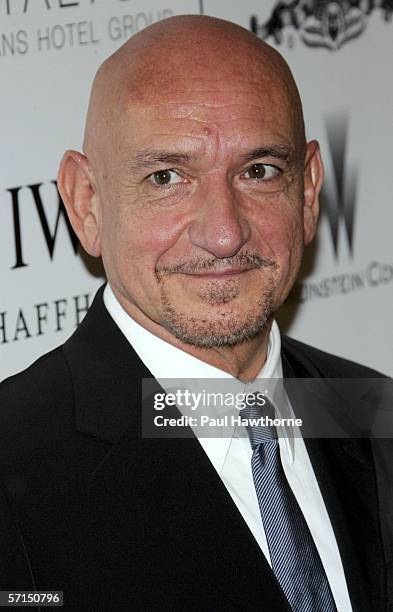 Actor Sir Ben Kingsley attends the Weinstein Company premiere of "Lucky Number Slevin" at the Ziegfeld Theater March 21, 2006 in New York City.