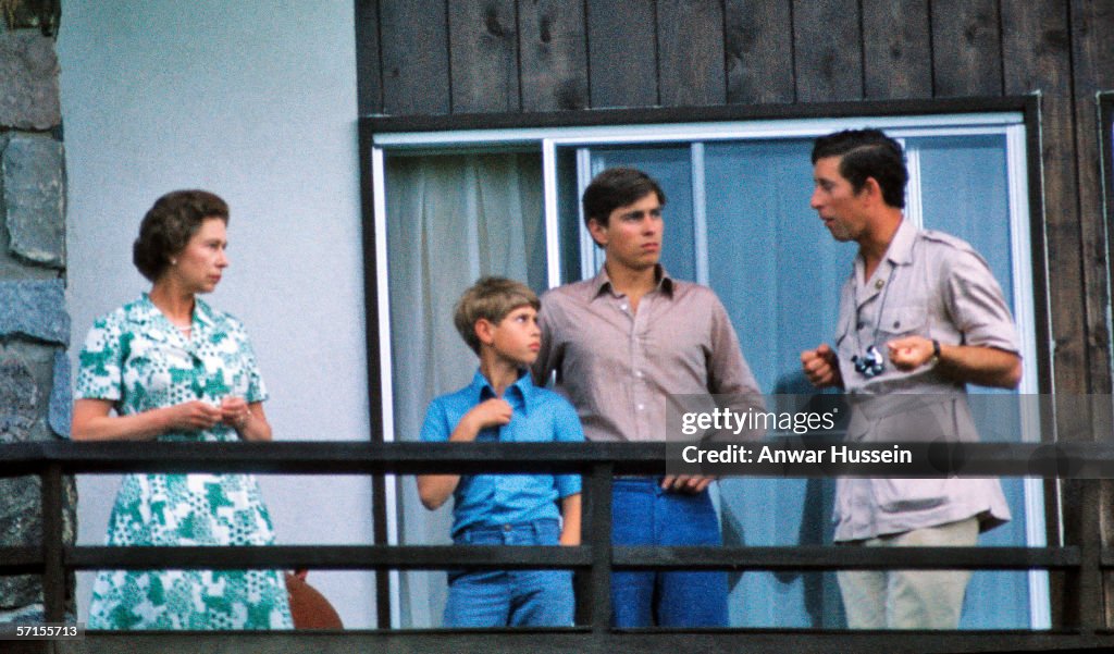 Royal visit to Olympic Games 1976