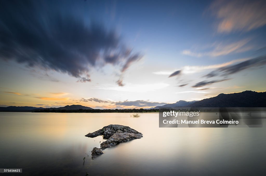 The calm lake