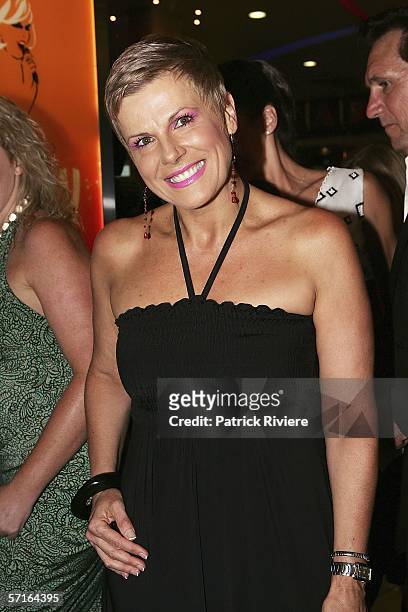 Multi-media personality Susie Elelman attends the opening night of "Dusty - The Original Pop Diva" at the Lyric Theatre on March 23, 2006 in Sydney,...