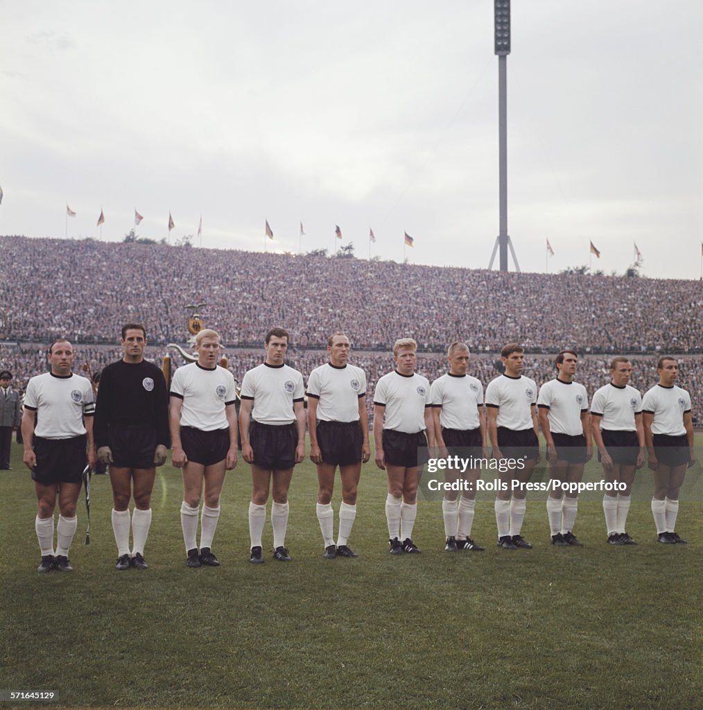 West Germany National Football Team Line Up