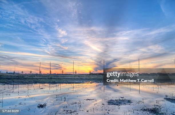 sunset - sugar land photos et images de collection