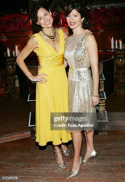 Actresses Minnie Driver and Jill Hennessy attend the Escada Fall/Winter 2006 Collection celebration benefiting the St. Jude Research Hospital at Pink...