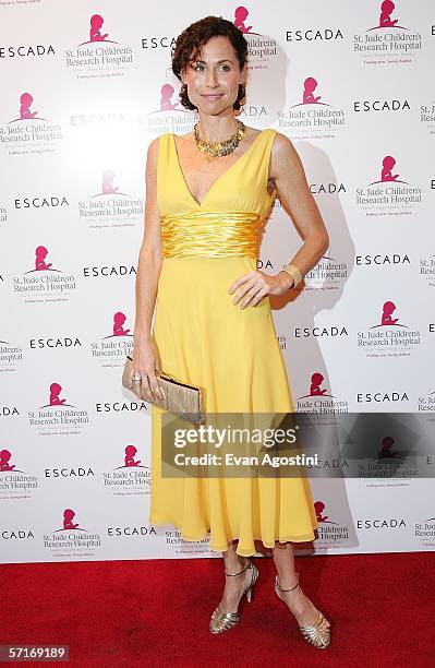 Actress Minnie Driver attends the Escada Fall/Winter 2006 Collection celebration benefiting the St. Jude Research Hospital at Pink Elephant March 23,...