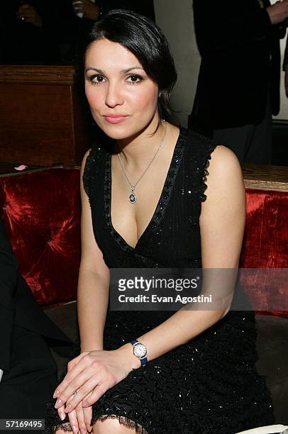 Opera singer Anna Netrebko attends the Escada Fall/Winter 2006 Collection celebration benefiting the St. Jude Research Hospital at Pink Elephant...
