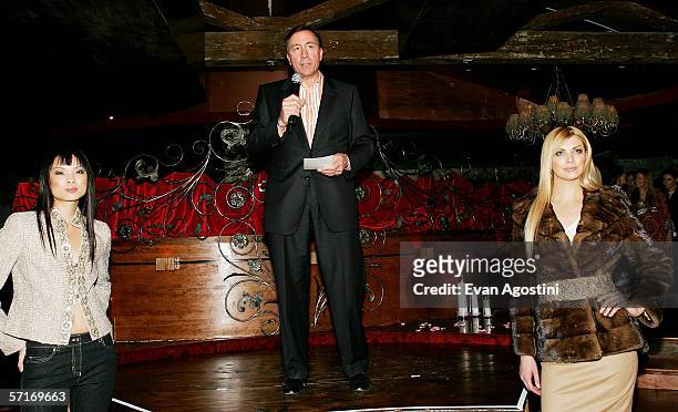Escada USA president Lawrence De Paris speaks at the Escada Fall/Winter 2006 Collection celebration benefiting the St. Jude Research Hospital at Pink...
