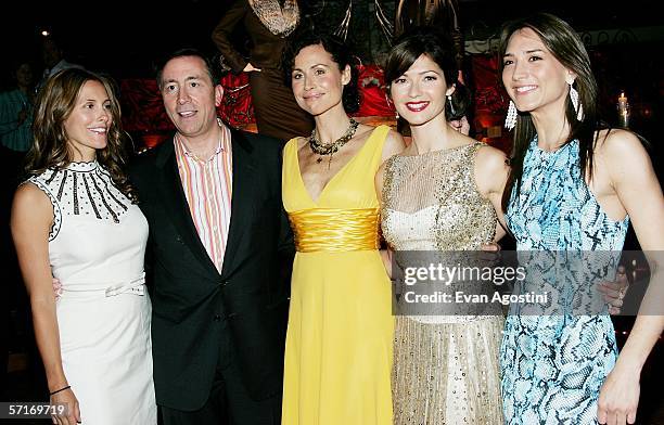 Cristina Cuomo, Escada USA president Lawrence De Paris, Minnie Driver, Jill Hennessy and Zani Gugelmann attend the Escada Fall/Winter 2006 Collection...