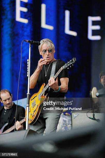 Paul Weller performs at the Barclaycard British Summertime gigs at Hyde Park on June 26, 2015 in London, England.