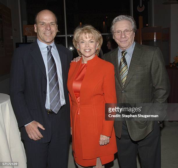 Managing Director of Houlihan Lokey Howard & Zukin Gary Adelson, President of the Museum of Television & Radio Pat Mitchell and actor Robert Walden...