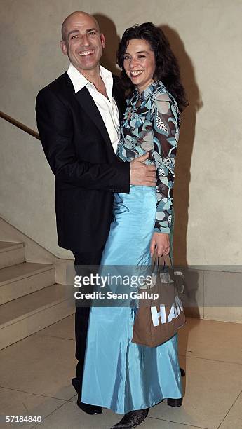 Actor Leon Boden and friend Birgit Hass attend a party for Italian watch and jewellery maker Breil at the Felix Club March 24, 2006 in Berlin,...