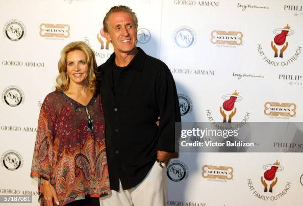 Pat Chris Riley Pat RIley and wife Chris Riley arrive at their Motown Concert on ...