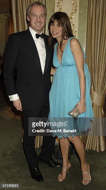 Lisa B and Anton Billen attend the FiFi Awards, which recognise the best fragrance launches in the previous year, at The Dorchester on March 27, 2006...
