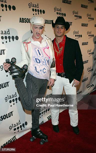 Richie Rich and Traver Rains attend the 17th annual GLAAD Media Awards at the Marriott Marquis Hotel March 27, 2006 in New York City.