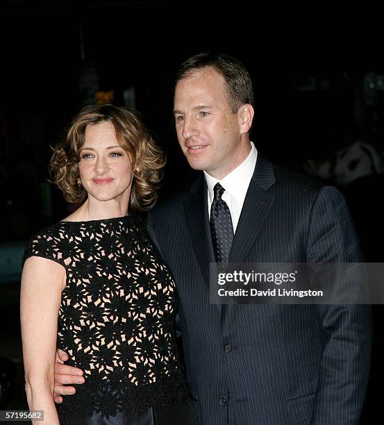 Actress Joan Cusack and husband Richard Burke arrive at the Sony Pictures Classics premiere of the film "Friends with Money" held at The Egyptian...