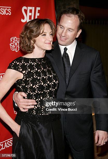 Actress Joan Cusack and husband Richard Burke arrive at the Sony Pictures Classics premiere of the film "Friends with Money" held at The Egyptian...