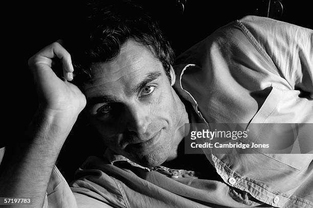 Actor Jonathan Wrather poses during a photo call held on January 1, 2005 at his home in London, England.