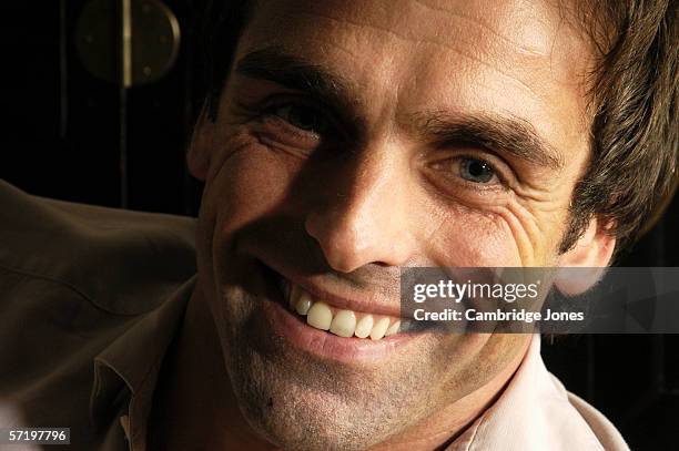 Actor Jonathan Wrather poses during a photo call held on January 1, 2005 at his home in London, England.