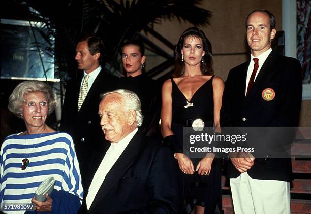 The Royal Family of Monaco circa 1990 in New York City.
