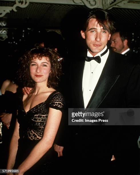 Jennifer Grey and Billy Baldwin circa 1988 in New York City.