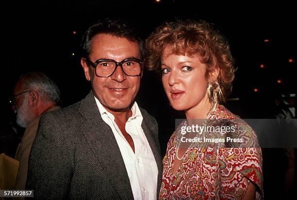 Milos Forman and Christine Ebersole circa 1984 in New York City.