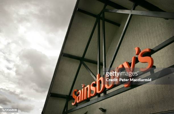 Sainsbury's at Cobham on March 29, 2006 in Surrey, England. Sainsbury's has posted better than expected sales increases for the fifth consecutive...