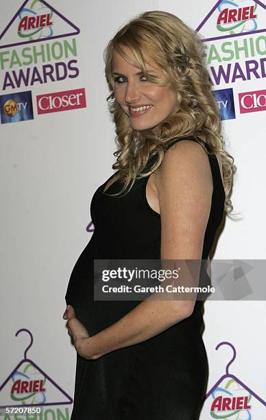 Nancy Sorrell attends the Ariel High Street Fashion Awards at the Natural History Museum on March 29, 2006 in London, England. The inaugural ceremony...