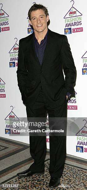 Ben Shephard attends the Ariel High Street Fashion Awards at the Natural History Museum on March 29, 2006 in London, England. The inaugural ceremony...