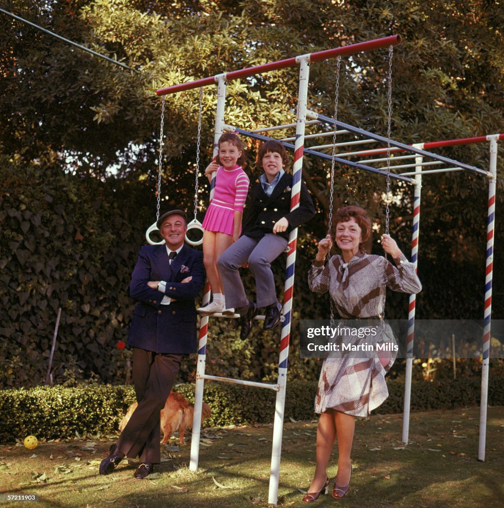 Gene Kelly and family