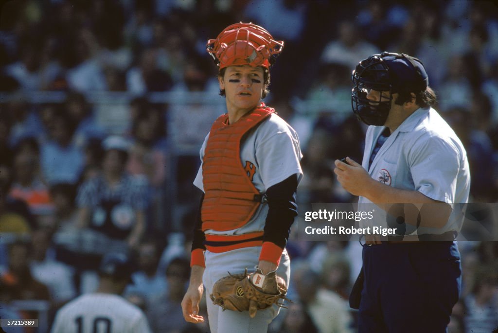 Carlton Fisk At Yankee Stadium