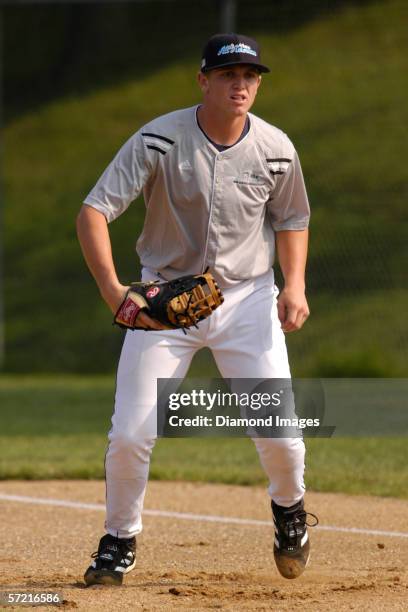 Firstbaseman Chris Parmalee, from Chino Hills High School in Chino Hills, California, during practice for the AFLAC All-American High School Baseball...