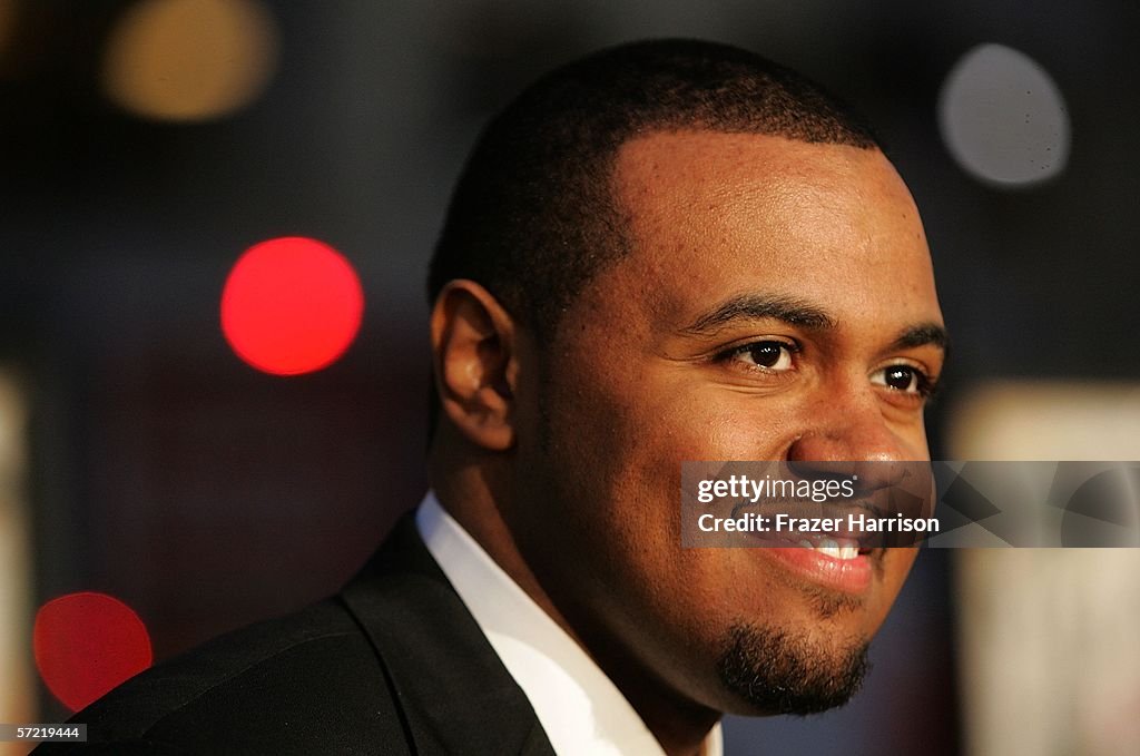 Actor Albert Daniels arrives at the Premiere Of Warner Bros. "ATL
