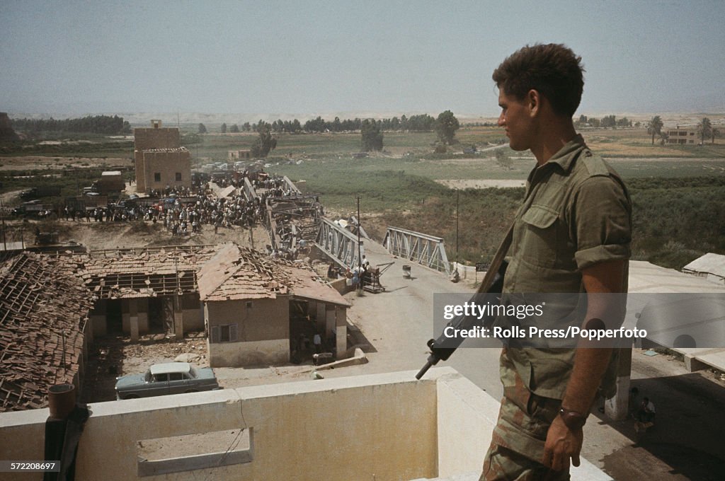 Allenby Bridge Crossing During Six Day War