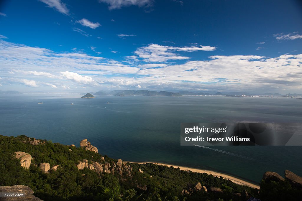 A view of the Seto Inland Sea from Ojigadake