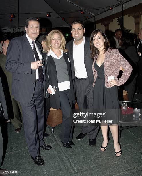 Luis Rivera, President/CEO Pegasus Advertixing, Linda Ortiz, Youssef Telara and Lilia Reyes at the Launch Party of W Radio at the Music Box at the...