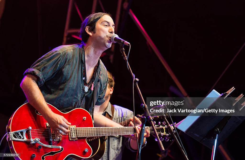 David Garza & Watkins Family Hour Band At AmericanaFest NYC