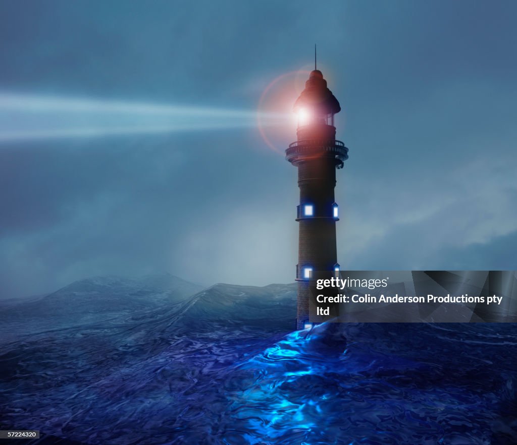 Lighthouse signaling in hostile environment