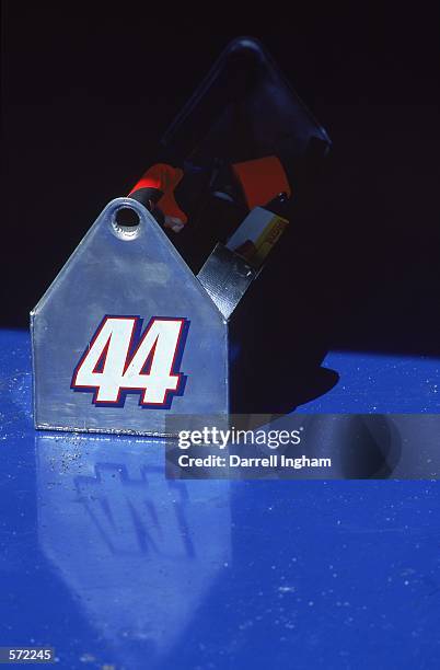 View of Buckshot Jones's number 44 taken during the Talladega 500 presented by NAPA, part of the NASCAR Winston Cup Series at the Talladega Super...