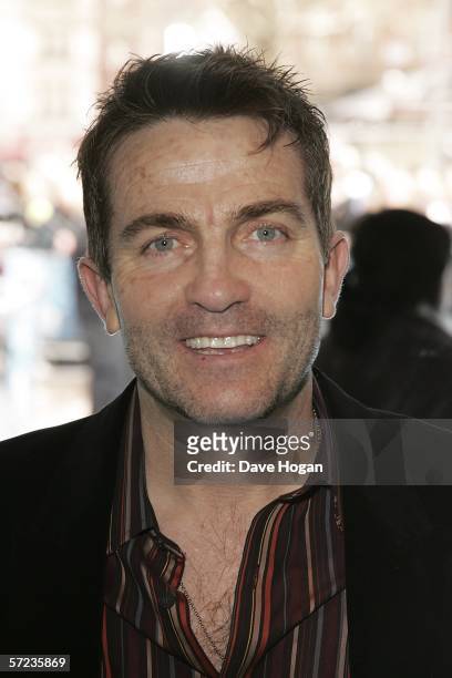 Actor Bradley Walsh arrives at the UK Premiere of 'Ice Age 2: The Meltdown' at the Empire Leicester Square on April 2, 2006 in London, England.
