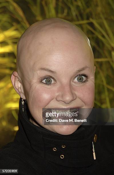 Presenter Gail Porter attends the after show party following the UK Premiere of 'Ice Age 2: The Meltdown,' at London Aquarium on April 2, 2006 in...