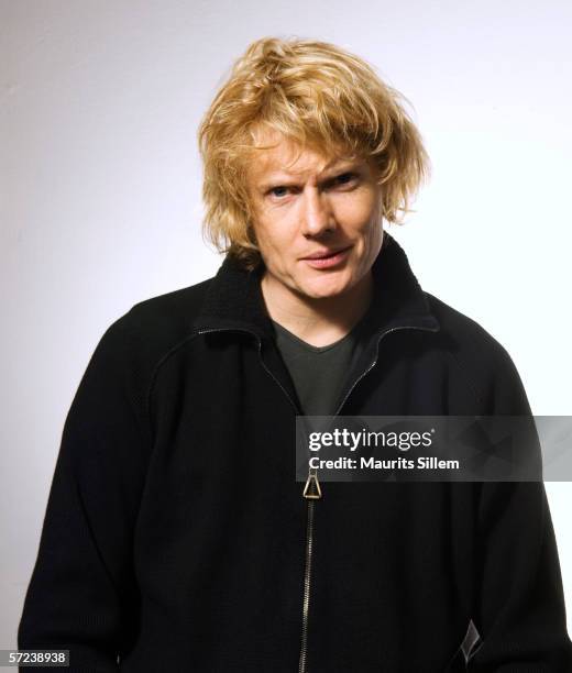 Actor Julian Rhind-Tutt poses at a studio session at the National Theatre, on January 31, 2006 in London,England.