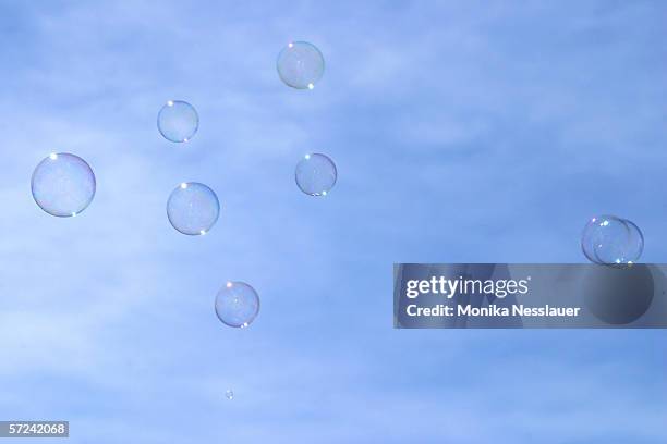 soap bubbles - bubble wand foto e immagini stock
