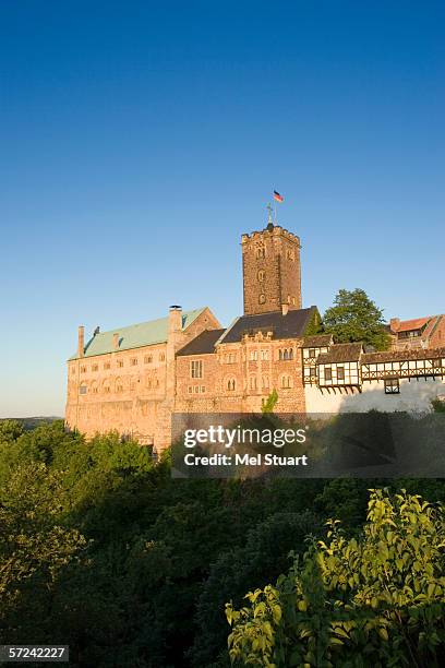 germany, thuringia, wartburg - wartburg castle 個照片及圖片檔