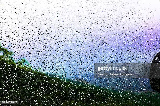 rain droplets - heavy rains in jaipur stock pictures, royalty-free photos & images