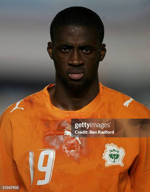Yaya Gnegneri Toure of Ivory Coast prior toThe African Cup of Nations, Quarter Final match between Cameroon v Ivory Coast at The Military Acadamy...