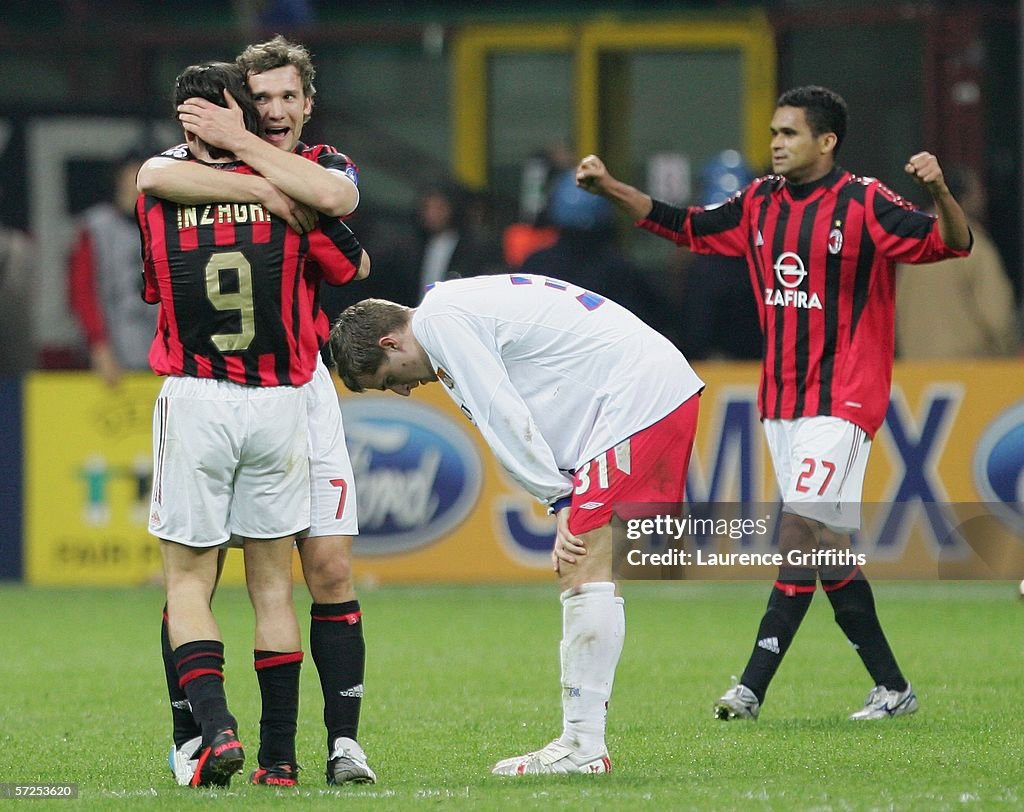 UEFA Champions League: AC Milan v Lyon