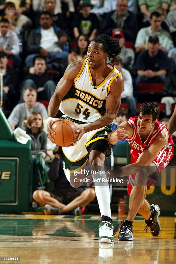 Houston Rockets v Seattle SuperSonics