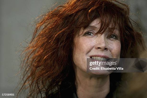 French actress Sabine Azema promotes her new movie 'Incontri D'Amore' at the Ambasciata di Francia, Palazzo Farnese, on April 5, 2006 in Rome, Italy.