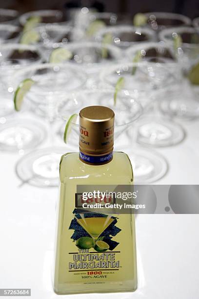 Product shot at the Launch of "1800 The Ultimate Margarita" at Liz O'Brien Gallery on April 5, 2006 in New York City.